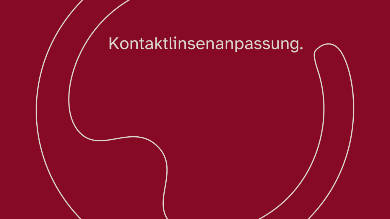 Cover Kontaktlinsenanpassung red