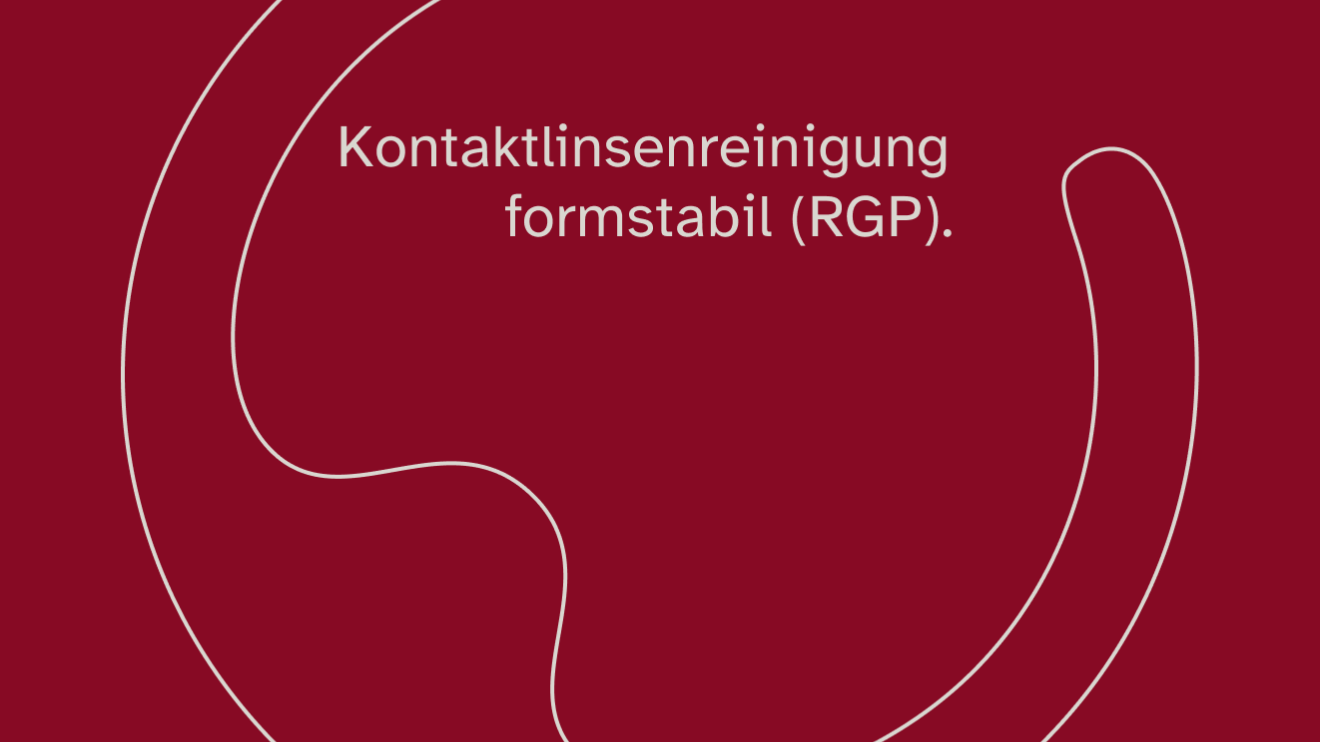 Cover Kontaktlinsenreinigung formstabil red