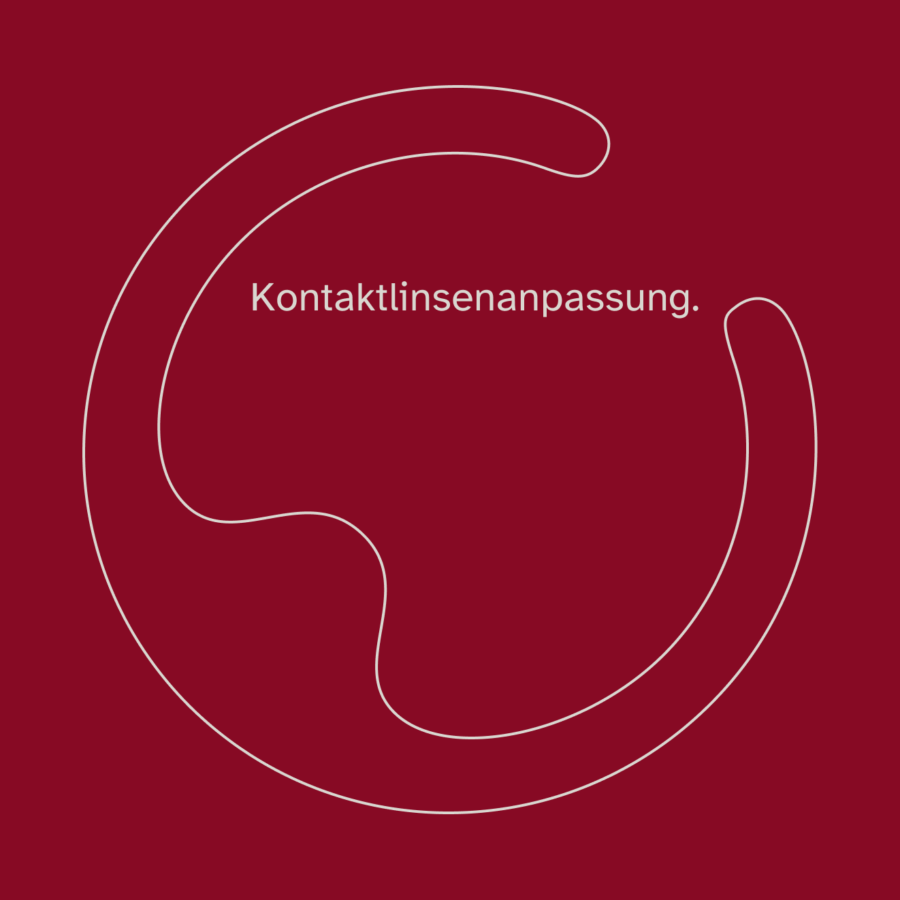 Cover Kontaktlinsenanpassung red